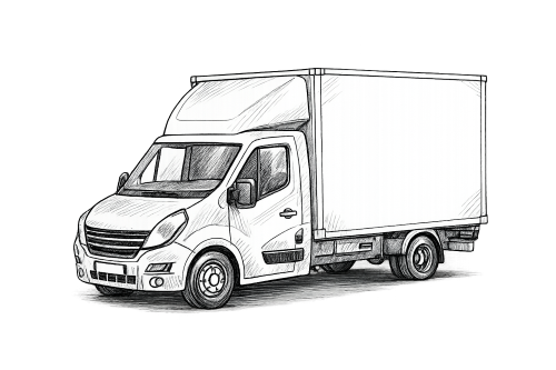 Umzugswagen - Kastenwagen ohne Hebebühne